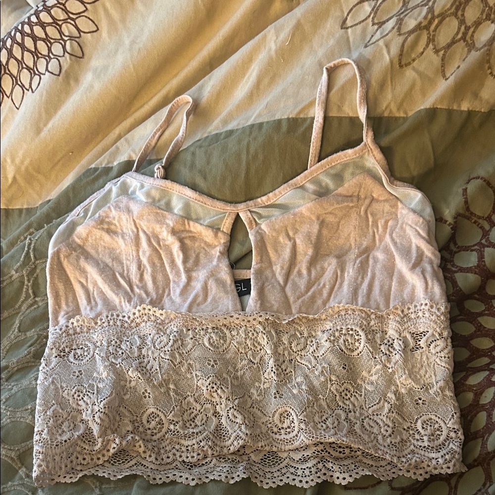 ANGL lace trim bralette - Picture 1 of 3